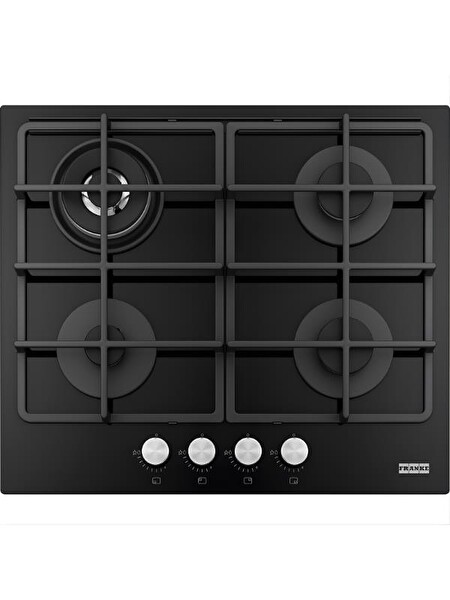 Franke FHSM 604 3G DC BK C Siyah Gazlı Ankastre Ocak