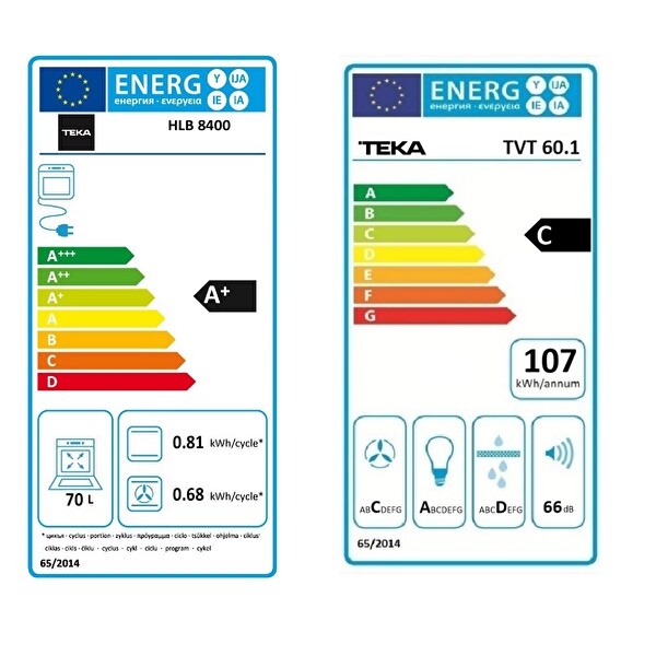 Teka Siyah Ankastre Set (HLB 8400 BK HydroClean PRO - GBC 75030 BK - TVT 60.1 BK)
