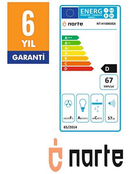 Narte Yeni Nesil Ankastre Set (OV401S - CG20060S - H10060SX)