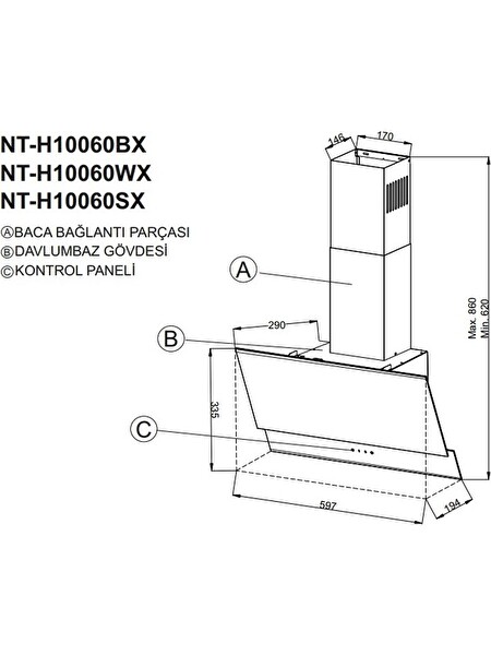 Narte Yeni Nesil Ankastre Set (OV401S - CG20060S - H10060SX)