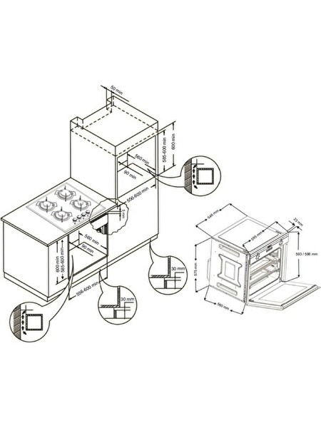 Narte Yeni Nesil Ankastre Set (OV401W - CG20060W - H10060WX)