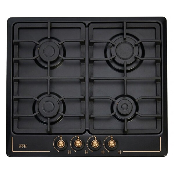 Çetintaş Evii Rustik Siyah Ankastre Set (RS 1237 - WL 848 EAT RS - RS 4615 R)