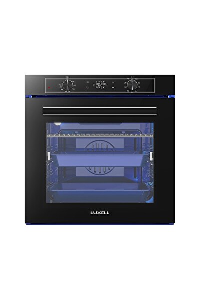 Luxell Master Siyah Cam Ankastre Set