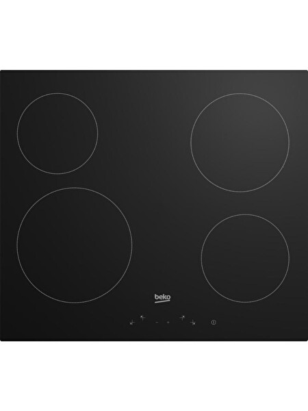 Beko BOV 645 ST Vitroseramik Elektrikli Siyah Ankastre Ocak