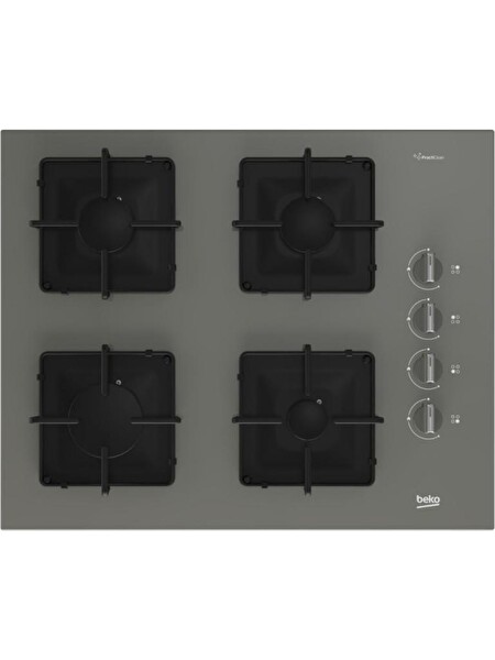Beko BOCD K 6510 EG Gri Cam Ankastre Ocak