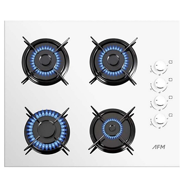 AFM Tech ve Ferre Marka ALFA Sessiz Turbo Dijital Beyaz Ankastre Set (D087-SA - FM7701 -FM2201)
