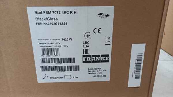 Franke FSM 7072 4RC R HI İndüksiyonlu Ankastre Ocak