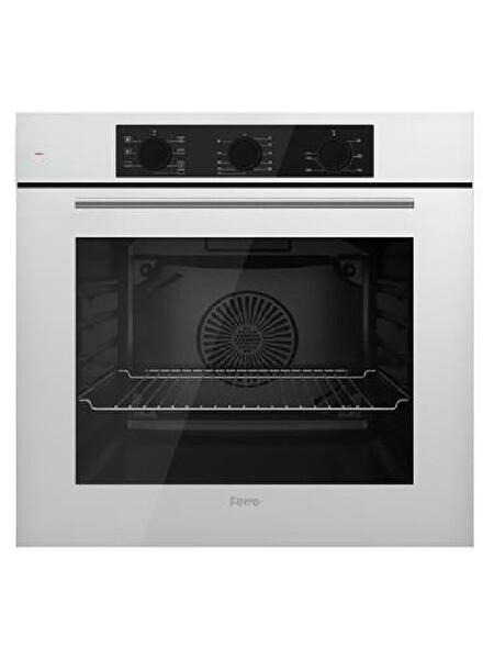 Ferre Flowart Serisi Beyaz Ankastre Set (QBL62CB - SC406 - D078)