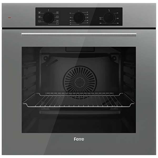 Ferre FlowArt QBL62CPR - SS208 - D088 SA Gri Ankastre Set
