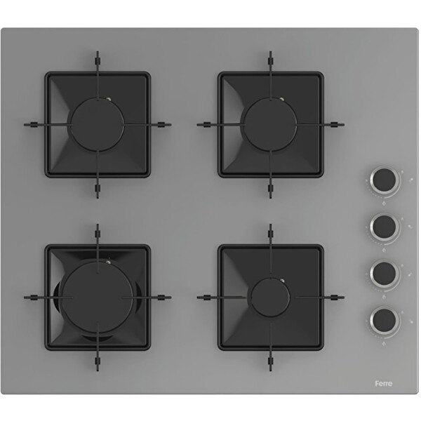 Ferre FlowArt QBL62CPR - SS208 - D088 SA Gri Ankastre Set
