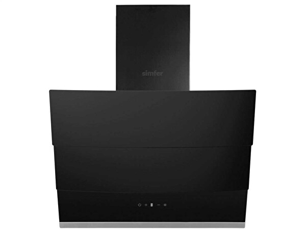 Simfer 8678 Cam Siyah 60 CM Duvar Tipi Davlumbaz
