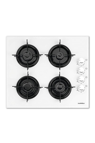 Luxell Beyaz Cam Ankastre Set (LX-40 TAHDF Ocak + DA6-835 Davlumbaz)