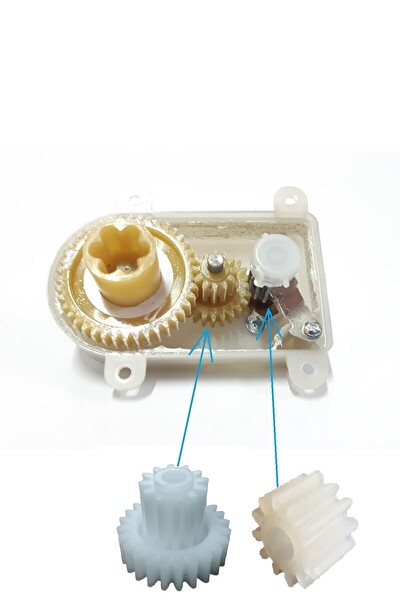 Mr.chef Quadro Blender Motor Ve Hazne Kapağı Çift Dişlisi 3