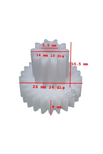 Goldmaster Gm216 Trio Doğrayıcı Çift Dişli 1 Uyumlu