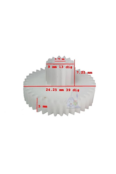 Shb 3114 Blender Çırpıcı Dişli Kutusu Çift Dişlisi 2