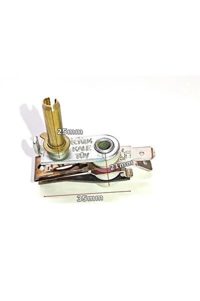 Orta Paso 25 MM 10A Semaver Ocak ve Tost Makinesi Bimetal Termostat 2