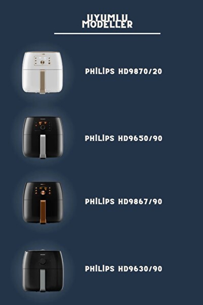 Philips Airfryer HD9875 90 7000 Serisi Combi XXL Uyumlu Izgara Teli ve Şiş Aksesuarı 4