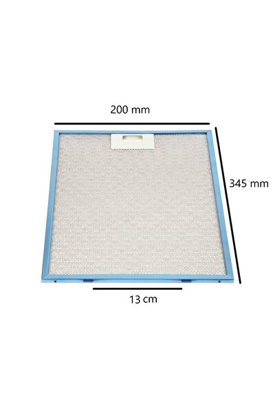 Siemens Lc65kaj60t Davlumbaz Alüminyum Filtresi - 200 X 345 Mm Tırnak Arası 13 Cm