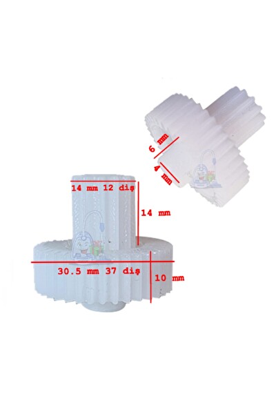 Tefal Rondo1500 85141516 Uyumlu Doğrayıcı Çift Dişli