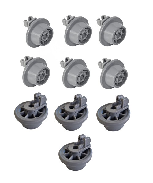 Bosch Bulaşık Makinesi Uyumlu Yeni Model Alt Sepet Tekeri 611475 10 Adet