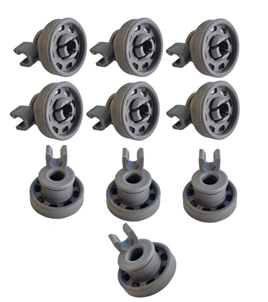 Bosch Bulaşık Makinesi Uyumlu Üst Sepet Tekerleği 10 adet - 424717