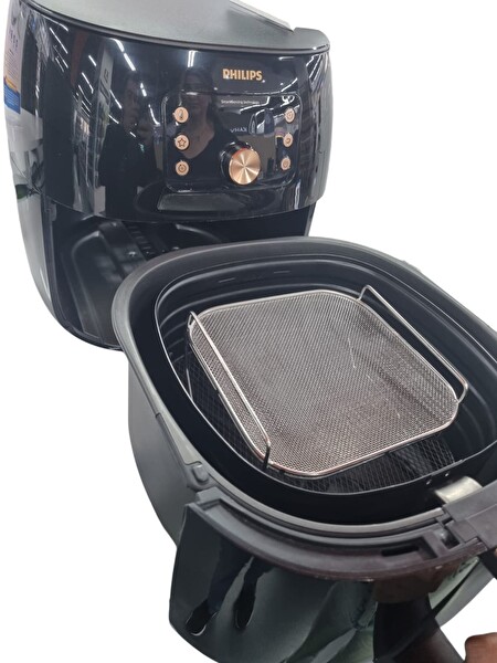 Popüler Philips Airfryer XXL HD9867/90 7.3 L Uyumlu Buhar Izgarası ve Yağ Önleyici Aparat