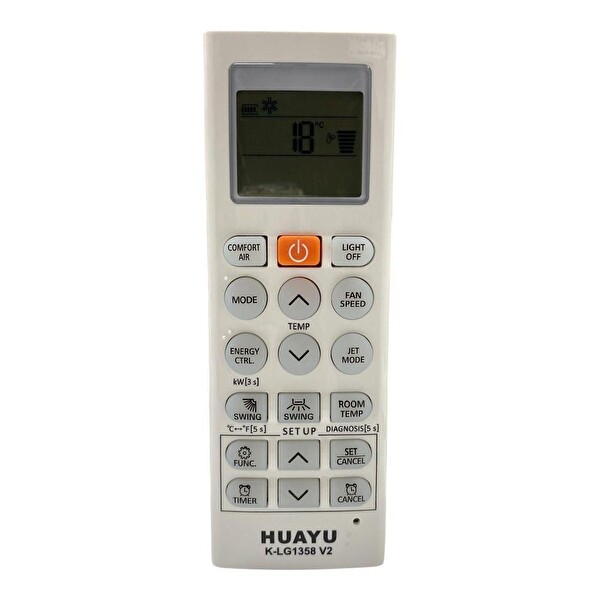 Huayu LG Uyumlu Universal Akıllı Klima Kumandası K-LG1358 V2