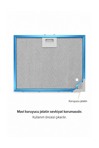 Popüler Arçelik P 24 YI Uyumlu Davlumbaz Tel Yağ Filtresi