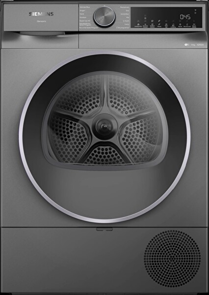 Siemens iQ500 Isı Pompalı Kurutma Makinesi 10 KG Antrasit