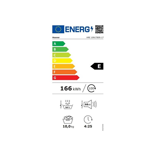 Hoover HRE-10N1TBER-17 10 KG Wi-Fi Bağlantılı Kurutma Makinesi