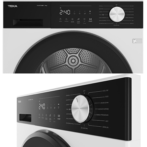 Teka D 209C W TR 9 KG Isı Pompalı Çamaşır Kurutma Makinesi
