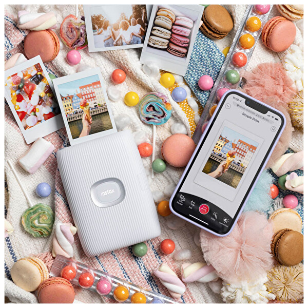 Fujifilm Instax Wide Link Beyaz Akıllı Yazıcı ve Çantalı Hediye Seti 4