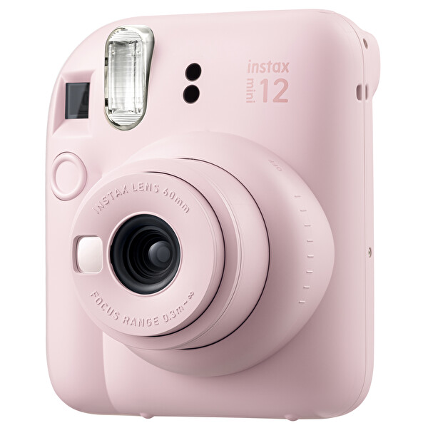 Fujifilm Instax Mini 12 Pembe Fotoğraf Makinesi - 10'lu Film Ve Şeffaf Kılıf Seti