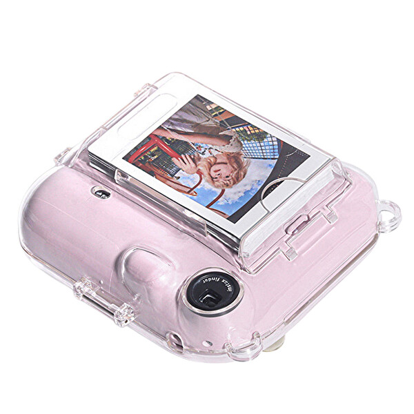 Fujifilm Instax Mini 12 Pembe Fotoğraf Makinesi - 10'lu Film Ve Şeffaf Kılıf Seti