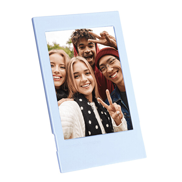 Fujifilm Instax Mini 12 Mavi Fotoğraf Makinesi - Çerçeve Ve 10'lu Mini Film Seti
