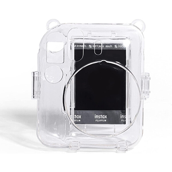 Fujifilm Instax Mini 12 Mavi Şipşak Fotoğraf Makinesi 20'li Film Laporta Albüm ve Şeffaf Kılıf Seti