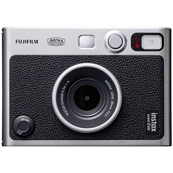 Fujifilm Instax Mini Evo Siyah Fotoğraf Makinesi Ve 20'li Film