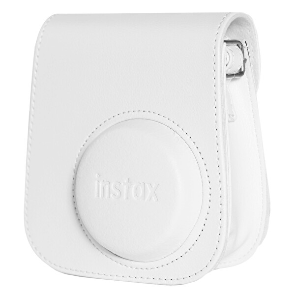 Fujifilm Instax Mini 12 Beyaz Fotoğraf Makinesi 20'li Film Mini Albüm ve Deri Kılıf Seti