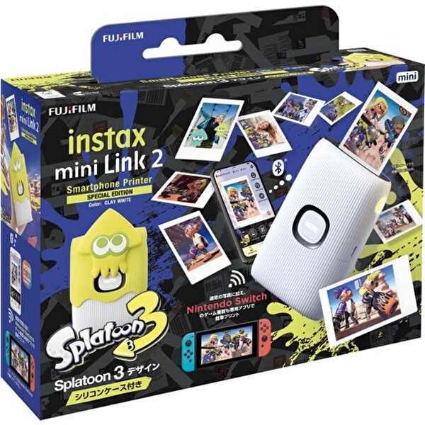 Fujifilm Instax Mini Link 2 Portatif Splatoon 3 Bundle Edition Fotoğraf Yazıcısı