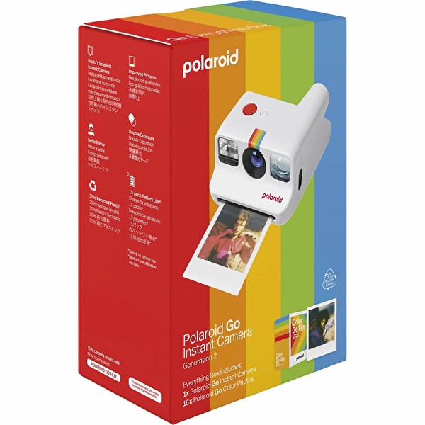 Polaroid Go Gen 2 EB Beyaz Anlık Fotoğraf Makinesi