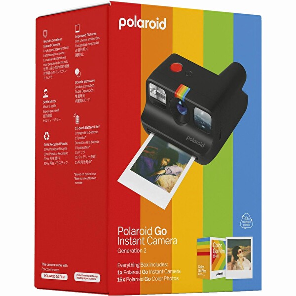Polaroid Go Gen 2 EB Siyah Anlık Fotoğraf Makinesi