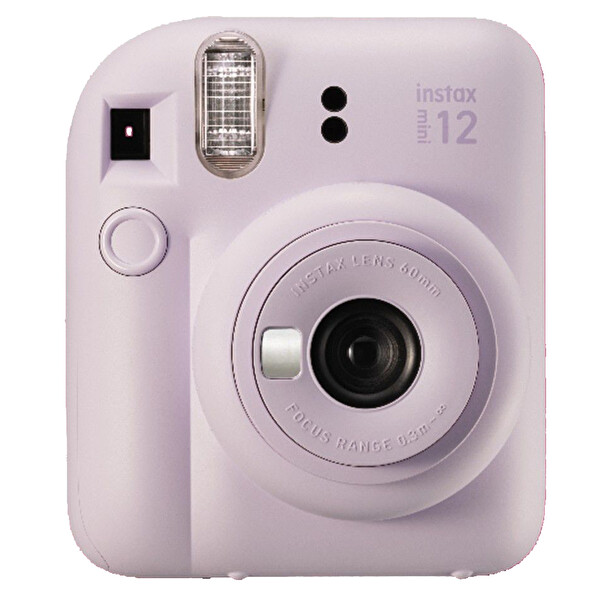 Fujifilm Instax Mini 12 Lila Fotoğraf Makinesi-Askı-Pil-Çanta-10’lu Film-Albüm Seti