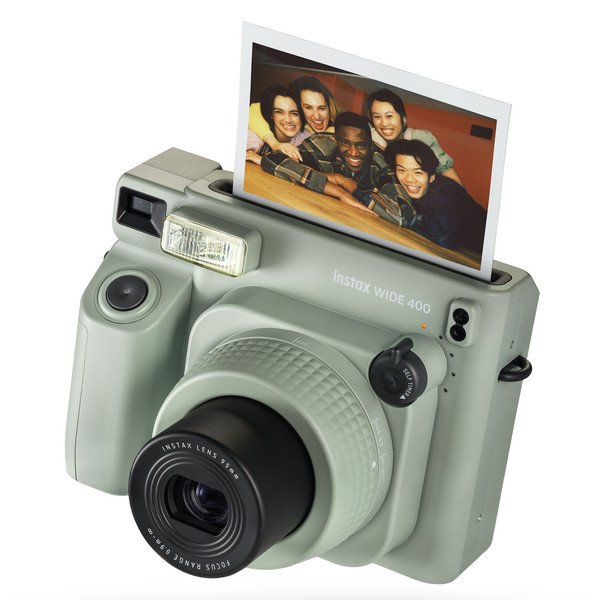 Fujifilm Instax Wide 400 Yeşil Fotoğraf Makinesi - 10'lu Film Kıskaç ve Deri Albüm Seti