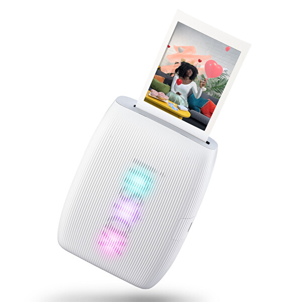 Fujifilm Instax Mini Link 3 Beyaz Akıllı Telefon Yazıcısı Beyaz Çanta Deri Albüm ve 20'li Mini Film