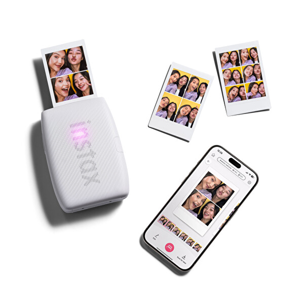 Fujifilm Instax Mini Link 3 Beyaz Akıllı Telefon Yazıcısı ve 10'lu Mini Film