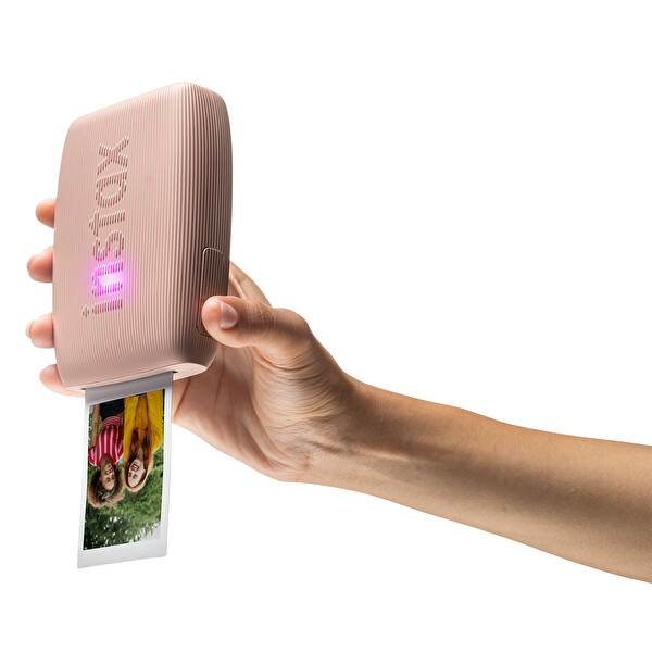 Fujifilm Instax Mini Link 3 Pembe Akıllı Telefon Yazıcısı Beyaz Çanta Deri Albüm ve 20'li Mini Film