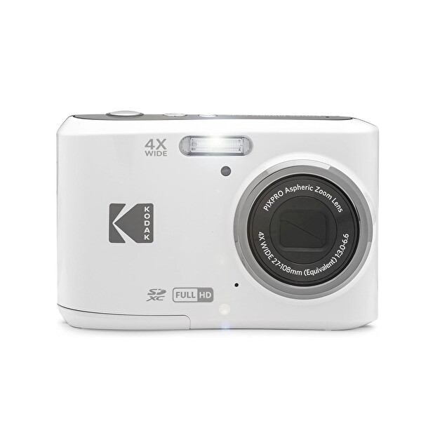 Kodak Friendly Zoom FZ45 4x Yakınlaştırma Dijital Fotoğraf Makinesi Beyaz