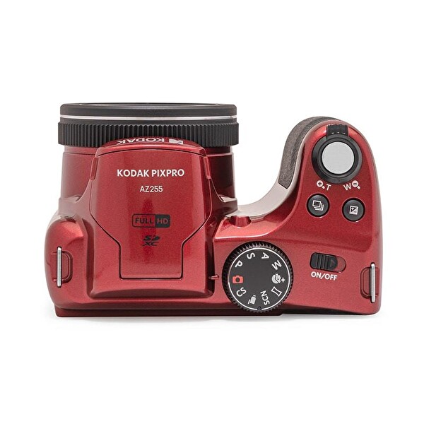 Kodak PixPro Astro Zoom AZ255/25x Yakınlaştırma Dijital Fotoğraf Makinesi-Kırmızı