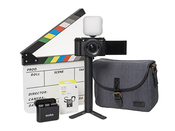 Fujifilm X-M5 Siyah Aynasız Fotoğraf Makinesi ve XC15-45 MM Vlogger Kit