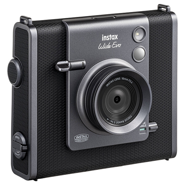 Instax Wide Evo Siyah Şipşak Anında Baskı ve Yazıcı Özellikli Hybrid Fotoğraf Makinesi